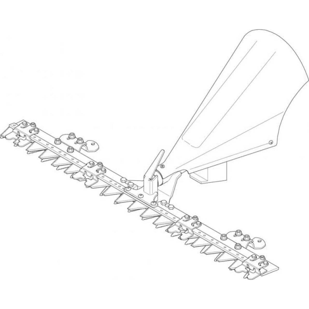 Mähantrieb mit Balken Busatis 102 cm